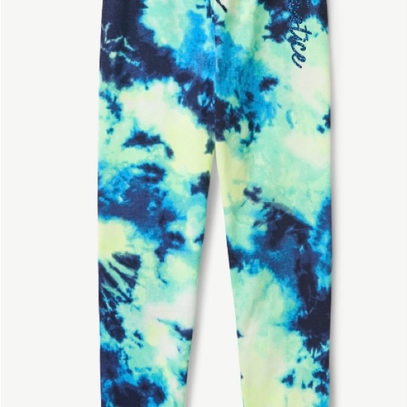 Justice Girls EDF Fleece bright dye effects jogger pants; size: Large(12-14) - Picture 4 of 4